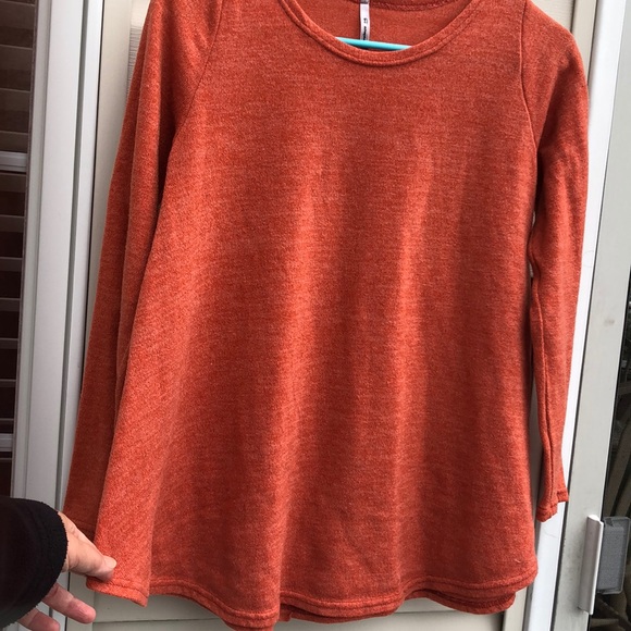 Orange flared shirt SJ company medium - Picture 2 of 8